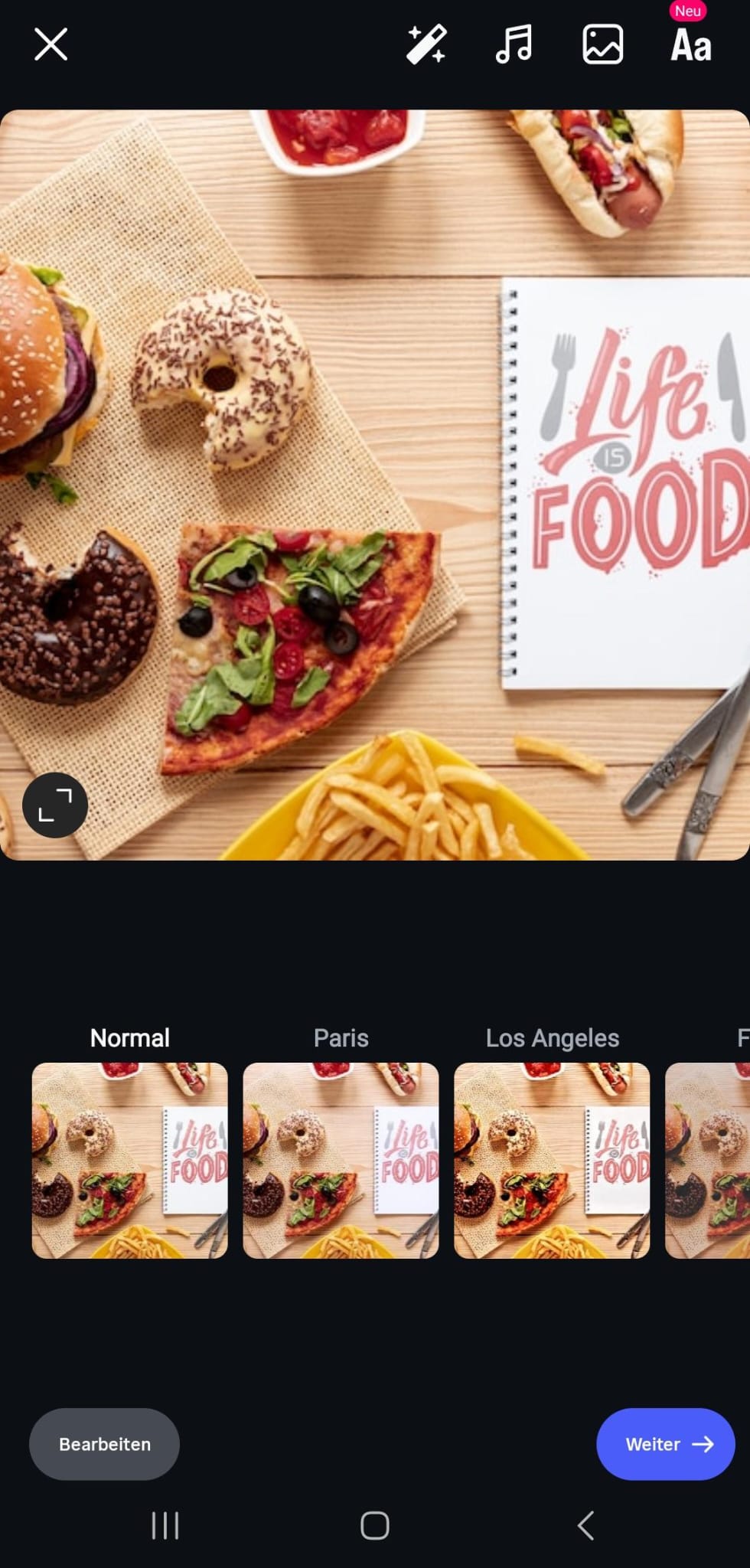Creator plant Content fur einen Social Media Beitrag